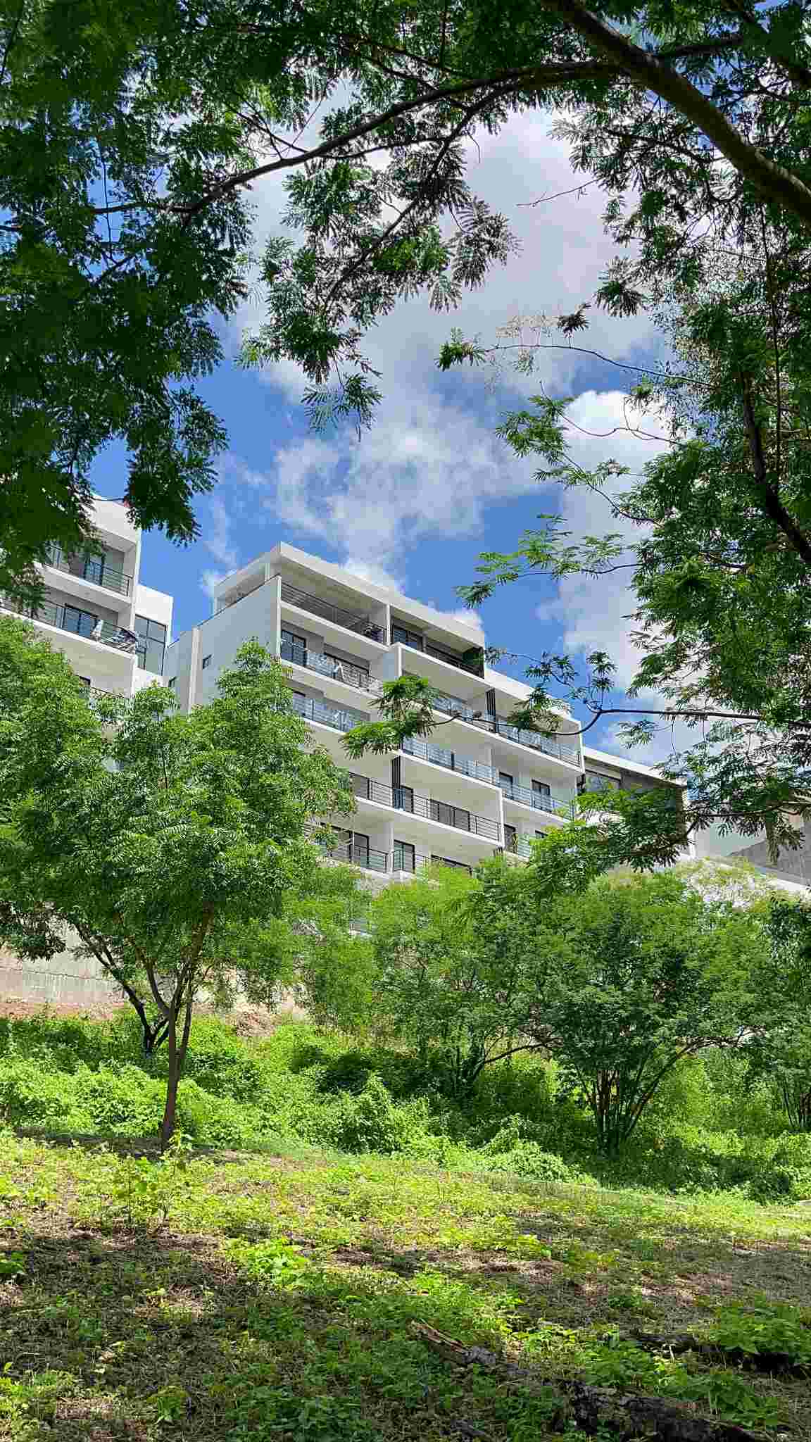 Terraza privada con vista a la ciudad
